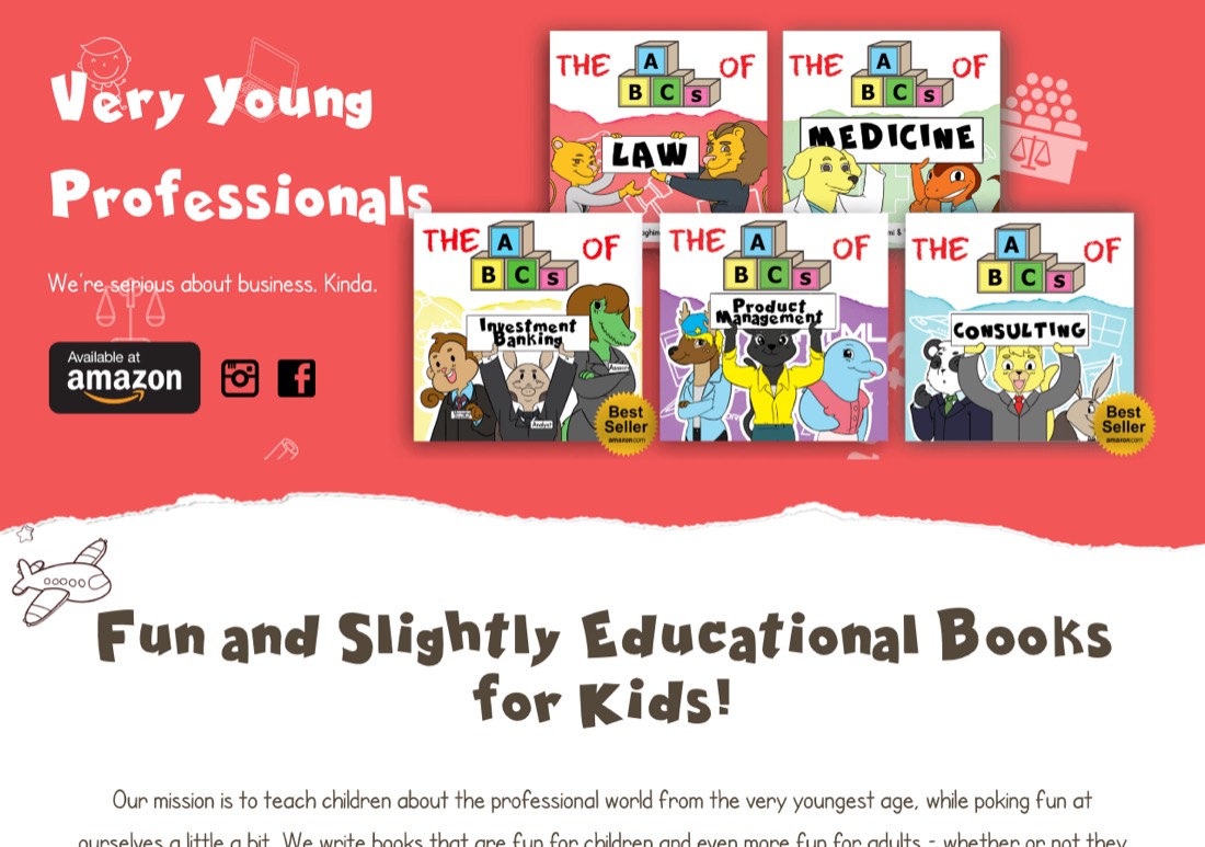 Very Young Professionals website